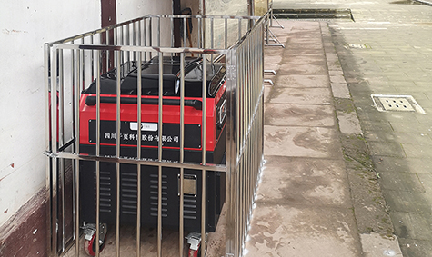 電動推車式細(xì)水霧加入靈泉寺微型消防站 電動推車式細(xì)水霧加入靈泉寺微型消防站