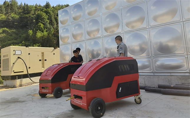 推車式細水霧滅火器的使用方法 推車式細水霧滅火器的使用方法